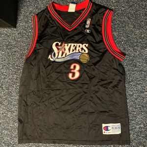 Champion Sixers Iverson Basketball Jersey